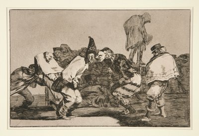 Disparate de carnaval (Carnival Folly), pl. 14 fra serien Los proverbios av Francisco de Goya