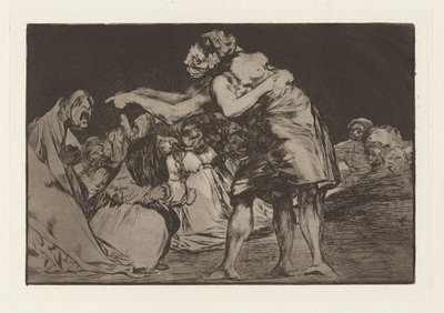 Disparate disordered (Disorderly Folly) eller Disparate matrimonial (Matrimonial Folly), også kjent som La que mal marida mangler aldri å si (She Who Is Ill Wed Never Misses a Chance to Say So, fra serien Los disparates (Los proverbios) av Francisco de Goya