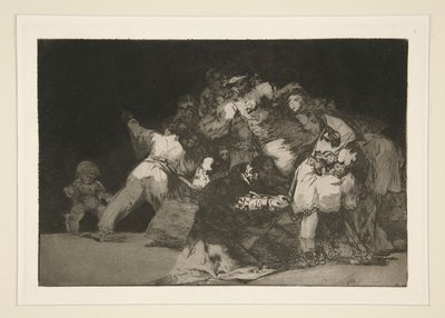 Uensartet generelt (General Folly), pl. 9 fra serien Los proverbios av Francisco de Goya