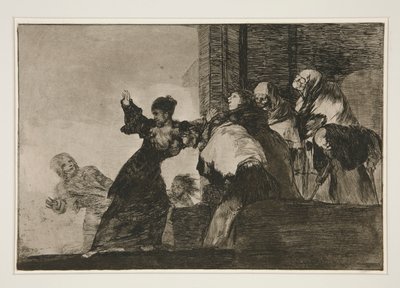 Poor Folly (Poor Folly), pl. 11 fra serien The Proverbs av Francisco de Goya