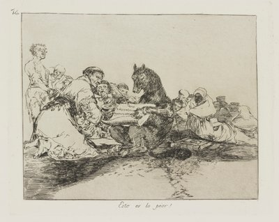 Dette er det verste! (Det er det verste!), pl. 74 fra serien The Disasters of War av Francisco de Goya