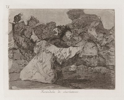 Charlatans show business av Francisco de Goya