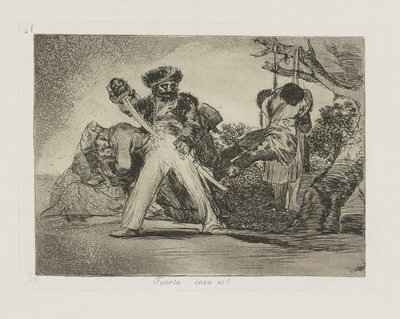 Den sterke tingen er! (At av Francisco de Goya
