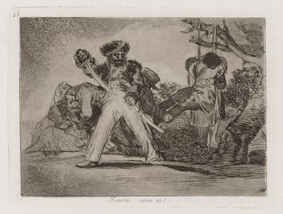 Den sterke tingen er! (At av Francisco de Goya
