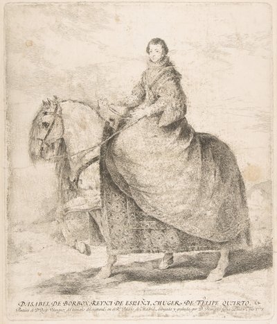 Isabella av Bourbon, dronning av Spania og kone til Philip IV D. Isabella av Bourbon, dronning av Spania, av Francisco de Goya