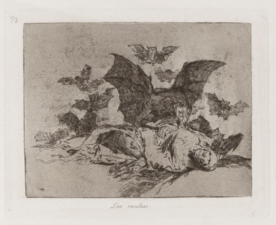 Resultatene (The Consequences), Plate 72 fra The Disasters of War av Francisco de Goya