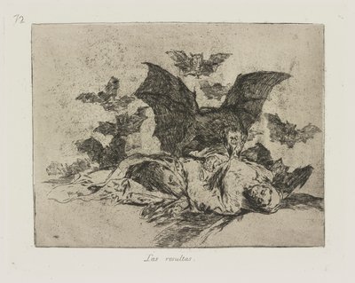 Resultatene. (Konsekvensene.), pl. 72 fra serien The Disasters of War av Francisco de Goya