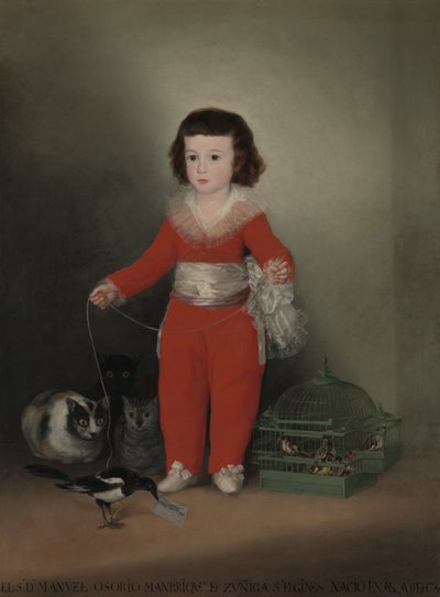 Manuel Osorio Manrique de Zuñiga 1784-1792, 1787-88. av Francisco de Goya