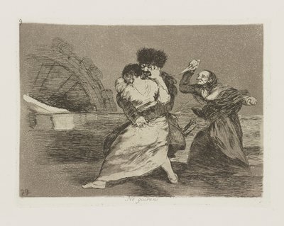 Det vil de ikke. (De Don av Francisco de Goya