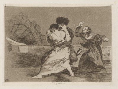 No quieren [sic] (Det gjør de ikke av Francisco de Goya