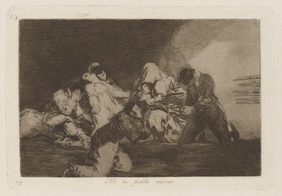 Du kan ikke se (One Can av Francisco de Goya