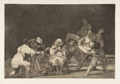 Plate 17 fra Disparates: Loyalty, ca. 1816-23 utgitt 1864. av Francisco de Goya
