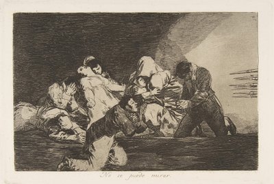 Plate 26 fra The Disasters of War Los Desastres de la Guerra: One..., 1810-20, publisert 1863. av Francisco de Goya