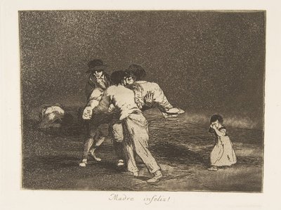 Plate 50 fra The Disasters of War The Disasters of War: A..., 1811-12 publisert 1863. av Francisco de Goya