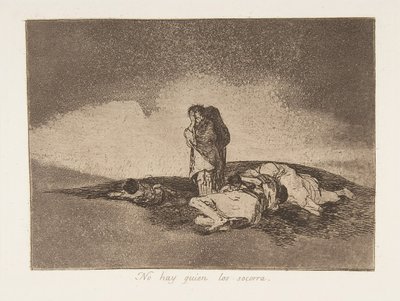 Plate 60 fra The Disasters of War Los Desastres de la Guerra: Th..., 1811-12 publisert 1863. av Francisco de Goya