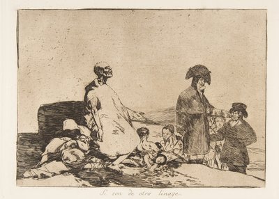 Plate 61 fra The Disasters of War Los Desastres de la Guerra: Pe..., 1811-12 publisert 1863. av Francisco de Goya