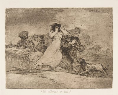 Plate 65 fra The Disasters of War Los Desastres de la Guerra..., etter 1814-15 publisert 1863. av Francisco de Goya