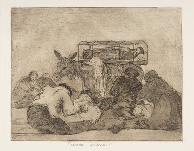 Plate 66 fra The Disasters of War Los Desastres de la Guerra..., etter 1814-15 publisert 1863. av Francisco de Goya