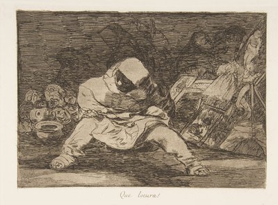 Plate 68 fra The Disasters of War Los Desastres de la Guerra..., etter 1814-15 publisert 1863. av Francisco de Goya