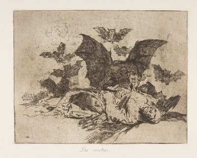 Plate 72 fra The Disasters of War Los Desastres de la Guerra..., etter 1814-15 publisert 1863. av Francisco de Goya