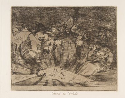 Plate 79 fra 'The Disasters of War' Los Desastres de la Guerra..., etter 1814-15 publisert 1863. av Francisco de Goya