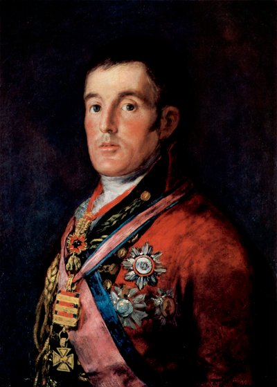 Portrett av feltmarskalk Arthur Wellesley, 1. hertug av Wellington, c1814. av Francisco de Goya