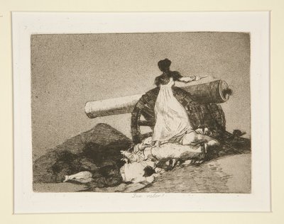 Hvilken verdi! (Hvilket mot!), pl. 7 fra The Disasters of War av Francisco de Goya