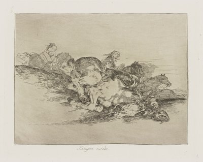 Skjer alltid. (Det skjer alltid.), pl. 8 fra serien The Disasters of War av Francisco de Goya