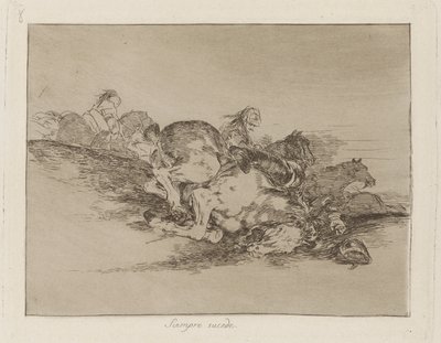 Det skjer alltid (It Always Happens), pl. 8 fra serien The Disasters of War av Francisco de Goya