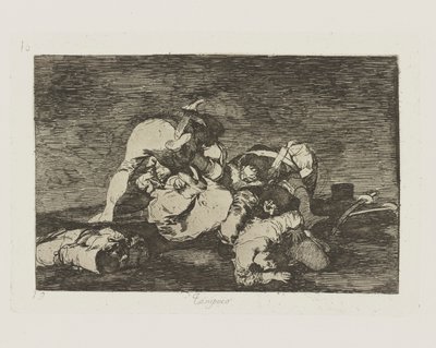 Ikke i det hele tatt. (Gjør heller ikke disse.), pl. 10 fra serien The Disasters of War av Francisco de Goya