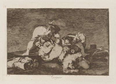 Verken (heller [Do These] Heller), pl. 10 fra serien The Disasters of War av Francisco de Goya