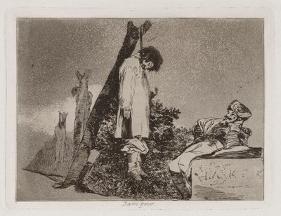 Verken (Ikke [i dette tilfellet] heller), plate 36 fra The Disasters of War av Francisco de Goya