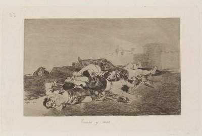 Both and More (Enda verre), Plate 22 fra The Disasters of War av Francisco de Goya