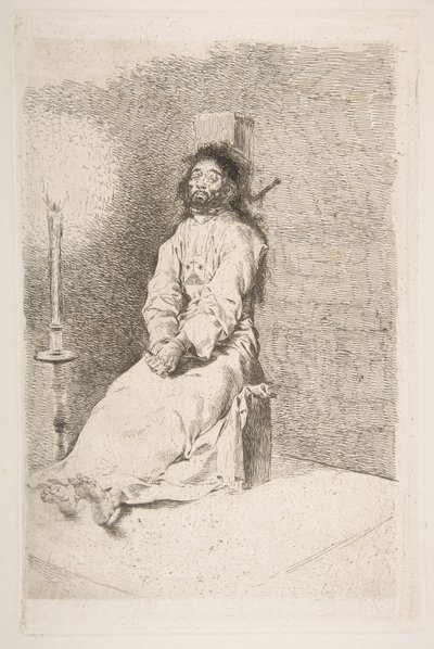 The garroted man The garroted man, 1778-80. av Francisco de Goya