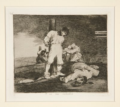 Y no hai [sic] remedio (Og der av Francisco de Goya