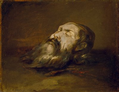 Slaktet helgenhode av Francisco Herrera the Elder