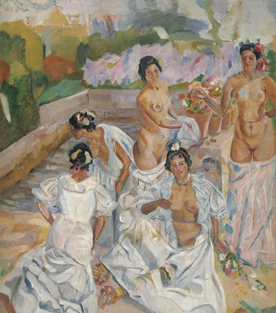 The Bath Sevilla av Francisco Iturrino