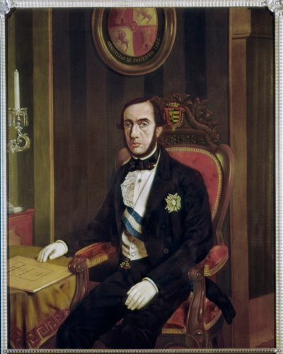 Portrett av Antonio ALCALA GALIANO av Francisco Javier de Urrutia