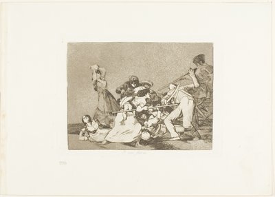 Og de er som ville beist, plate fem fra The Disasters of War av Francisco Jose de Goya y Lucientes