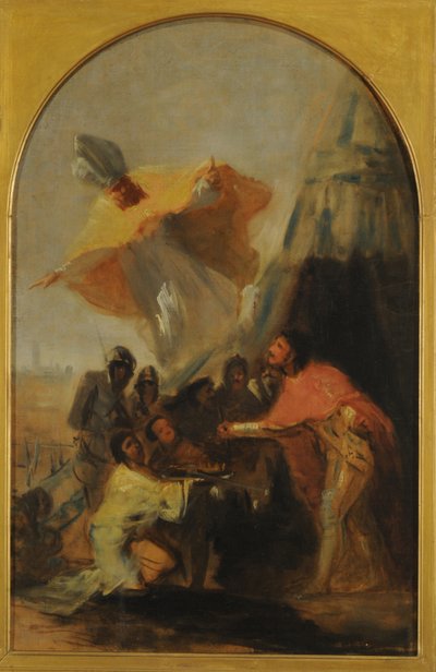 Åpenbaringen av Sankt Isodoro til Sankt Kong Fernando foran av Francisco Jose de Goya y Lucientes