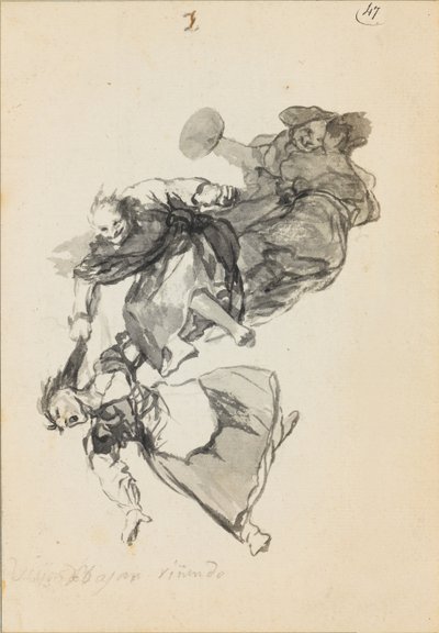 De går ned og ler av Francisco de Goya