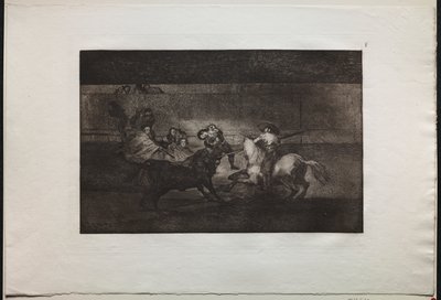 Bullfights: The Death of Pepe Illo (3. komposisjon) av Francisco de Goya