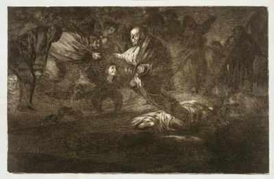 Gud skaper dem, og de finner sammen, Los Proverbios 18 av Francisco Jose de Goya y Lucientes
