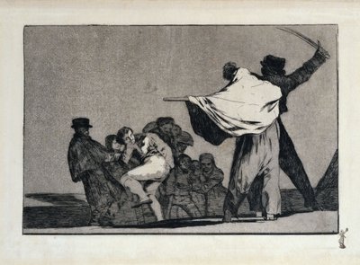 Et velkjent uttrykk, også: Et annet ordtak: For en kriger! av Francisco Jose de Goya y Lucientes