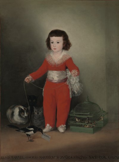 Don Manuel Osorio Manrique de Zuniga (1784-92) av Francisco de Goya