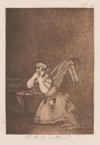 El de la Rollona, slutten av 1700-begynnelsen av 1800-tallet (trykk) av Francisco de Goya