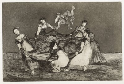 GOYA Y LUCIENES, Francisco de (1746-1828). Ordspråk. Kvinnelig gåte. 1815-1824. (24