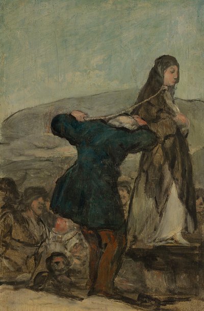 Henrettelse av hekser av Francisco Jose de Goya y Lucientes