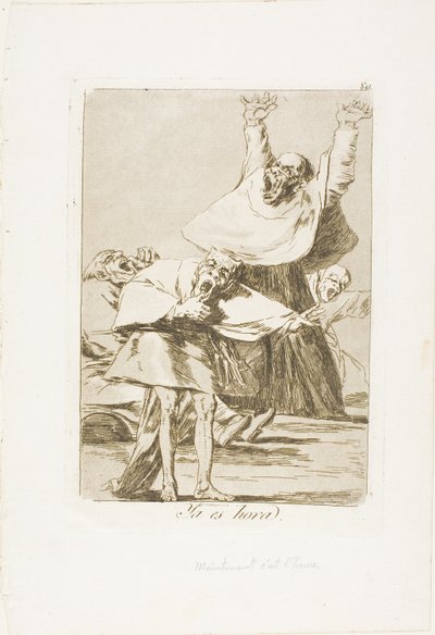 It is Time, plate 80 fra Los Caprichos av Francisco Jose de Goya y Lucientes