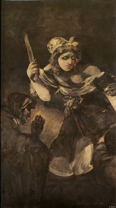 Judith og Holofernes (olje på lerret) av Francisco Jose de Goya y Lucientes